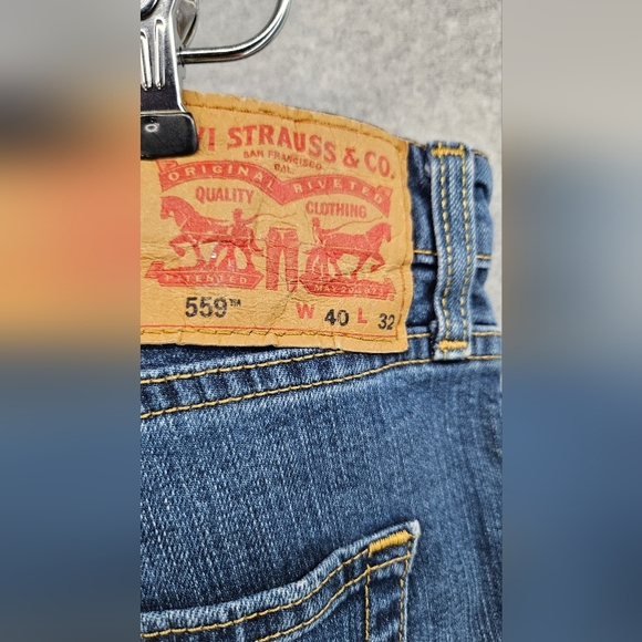 Levi's Men's‎ 559 Relaxed Straight Fit Jeans Size 40x32 - Picture 5 of 8
